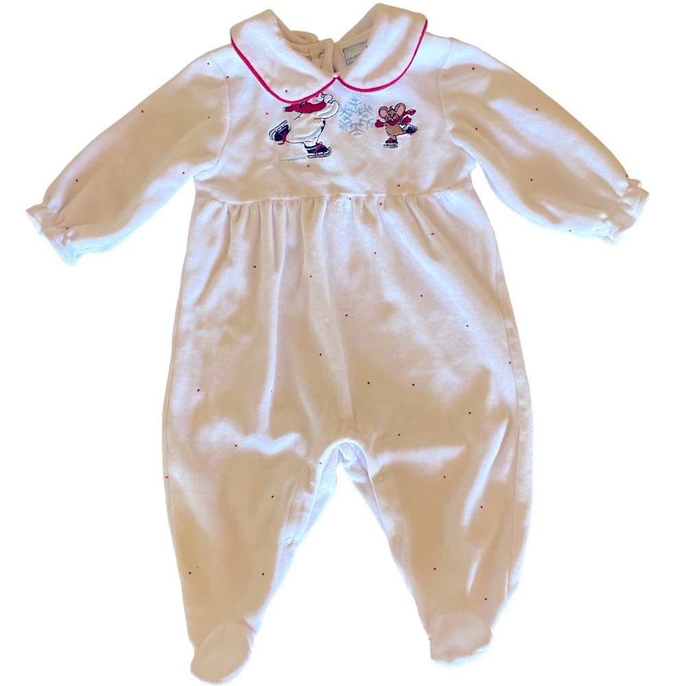 Vintage 90's Christmas Snowden Romper